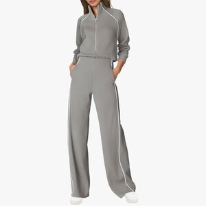 SENSERISE Jumpsuit One Piece Wide Leg with Pockets size XS
